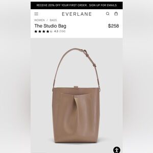 Everlane - The Studio Bag (Porcini Taupe)